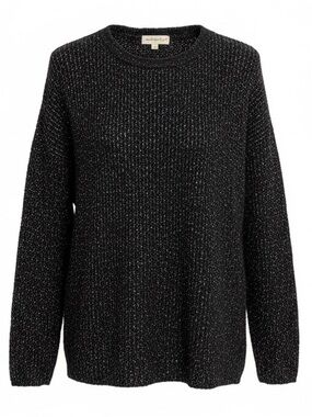 Vintage Bobbie Brooks Black Gold Metallic Sweater